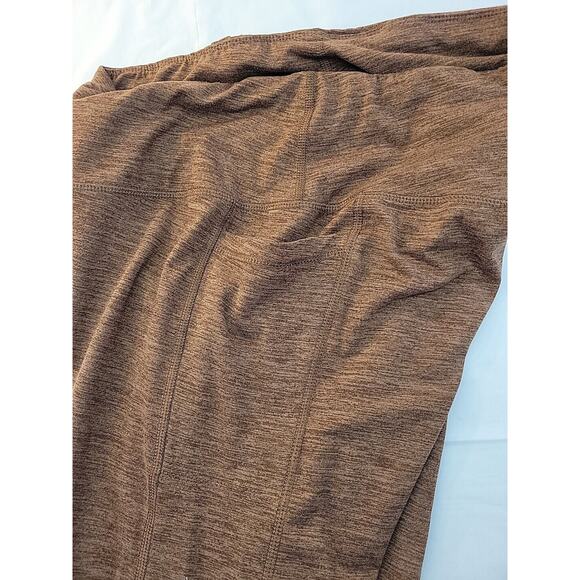 AL1VE Women's XL Extra Large w/Pockets Ankle Yoga Pants Brown 25" Inseam - Picture 12 of 12